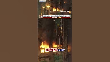 DEADLY fire breaks out at Hong Kong high-rise #foxnews #news #us #fox
