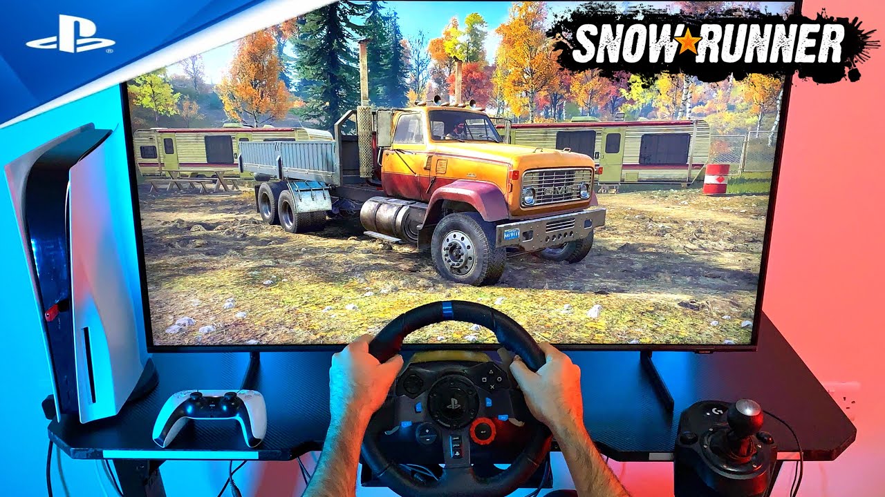 Snow Runner PS4 PS5 XBOX One Series X Nintendo Switch PC Truck Simulator  Game