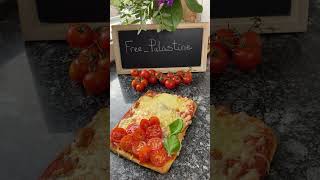 بيتزا علم فلسطين#pizza #بيتزا #pizza #موتزاريلا