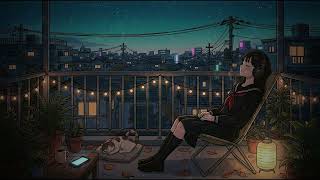 Soft Rain - Cafe Window Mix 🎵 1 Hour Smooth Lo-fi Loop [city balcony] screenshot 4