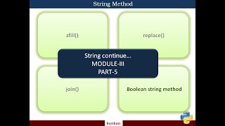 Python. Boolean string method and  tuple  .Module3 Part5.