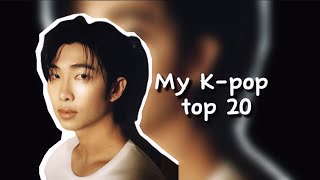 My Top 20 Favorite K - Pop Songs (2023)