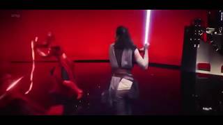 Star Wars The Last Jedi Rey and Kylo Ren Vs Praetorian Guards set to Something for Kate