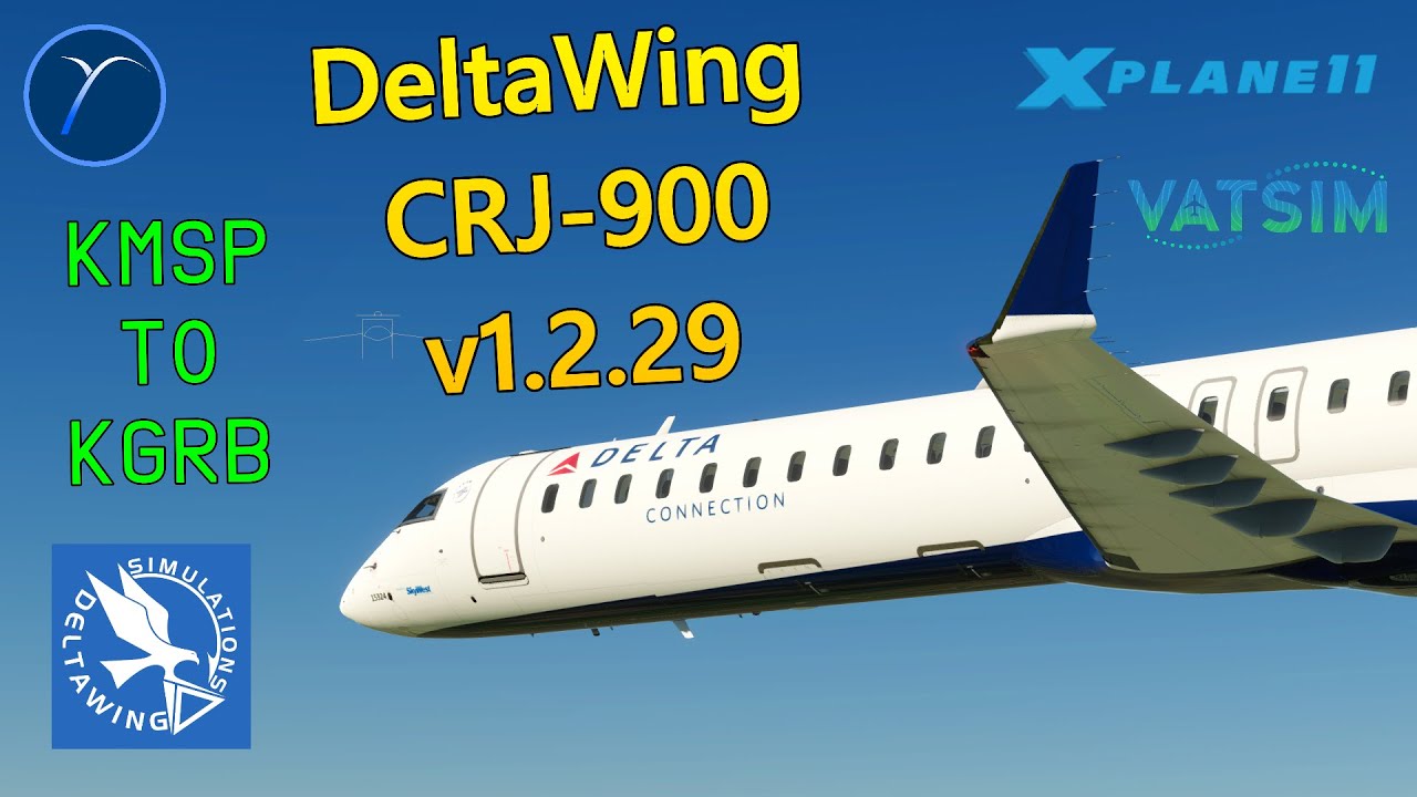 ADSims/DeltaWing CRJ900 v1.2.29 Update XP11 KMSPKGRB TIMESTAMPS