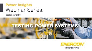 Testing Power Systems