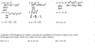 Determining Pythagorean Triples