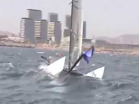 Catamaran Tornado blast
