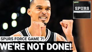 SPURS POSTCAST: WE'RE GOING 7! | Wembanyama & LOCKDOWN Defense Lead Game 6 Rout of SGA & OKC Thunder screenshot 3