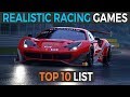 Top 10 Realistic Racing Games (Simulators and Simcades) on Steam