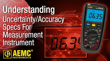 AEMC® - Understanding Uncertainty/Accuracy Specs (5215 Discontinued Replaced by 5217)