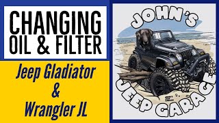 Easy Oil Change for Jeep Gladiator 3.6L & Jeep Wrangler JL