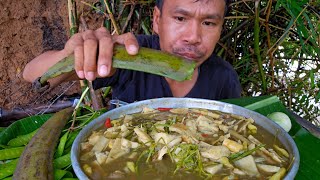 แกงหน่อไม้สดๆคากอไผ่ ແກງຫນໍ່ໄມ້ສົດໆຄາກໍ #บัวไล