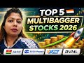 Top 5 Multibagger Stocks 2026 🚀 | Huge Returns Coming! 💰