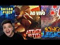 JOGANDO SAILOR PIECE!! + KING LEGACY + ATTACK ON TITAN!! VEM JOGAR COMIGO EM LIVE