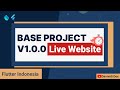 Flutter - Base Project [Live Website Version]