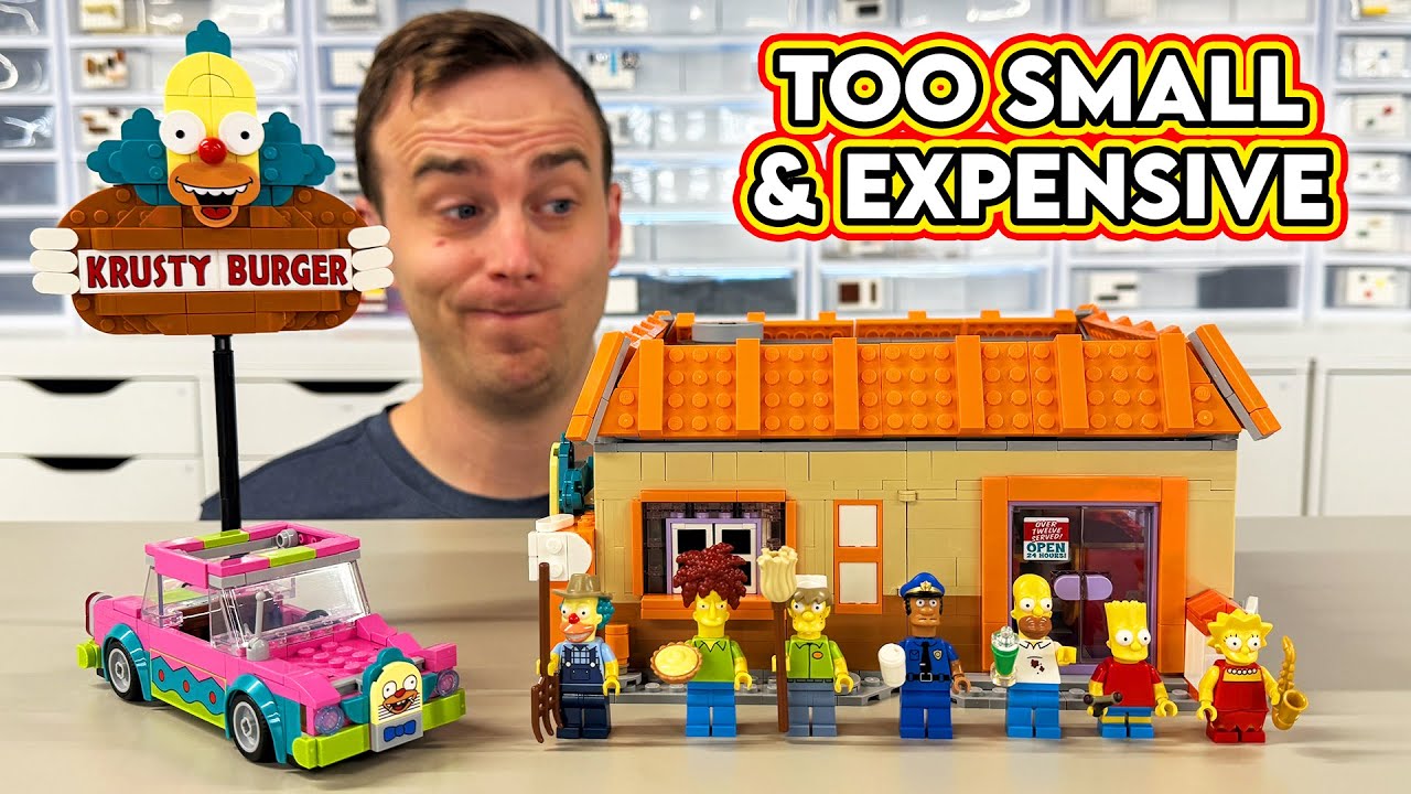 LEGO Simpsons KRUSTY BURGER Detailed Review