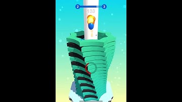 Stack Ball 3D Level 2 Gameplay (iOS,Andriod)