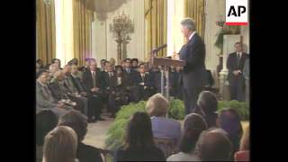 USA: CONTROVERSY OVER BILL CLINTON'S FUND RAISING TACTICS UPDATE