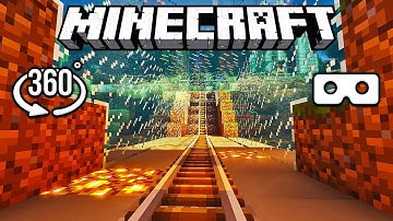 Minecraft 360° VR Extreme Roller Coaster Ride Will Trick You