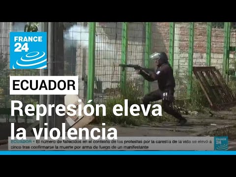 Represión eleva la violencia en las marchas lideradas por comunidades indígenas en Ecuador