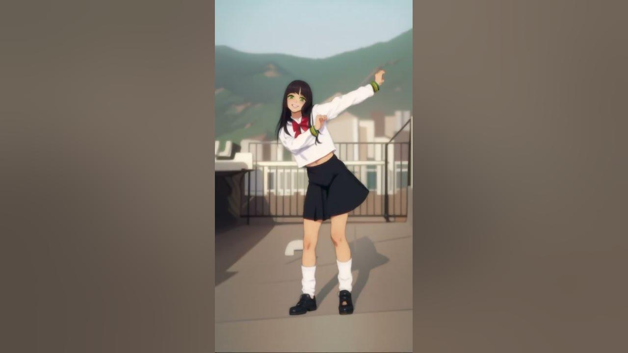 Kang Kang Kang Challenge: Anime Edition! #china #dance #ai #viral #anime #animation #music #shorts