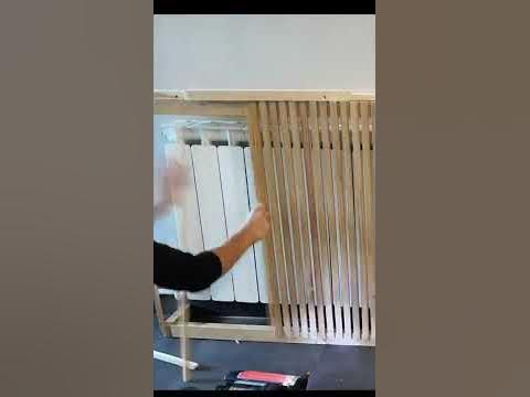 Como hacer un cubre radiador moderno y fácil
