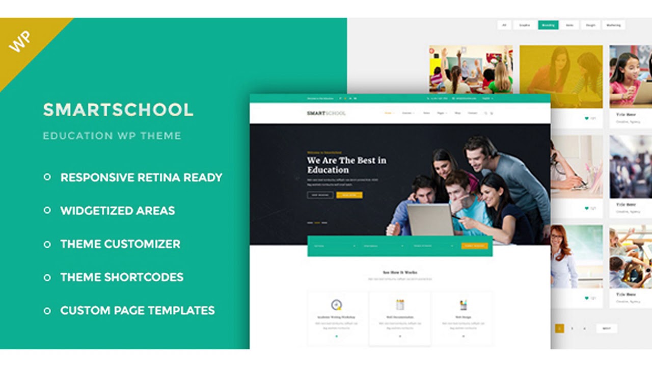 Smartschool - Education WordPress Theme | Themeforest Website Templates ...