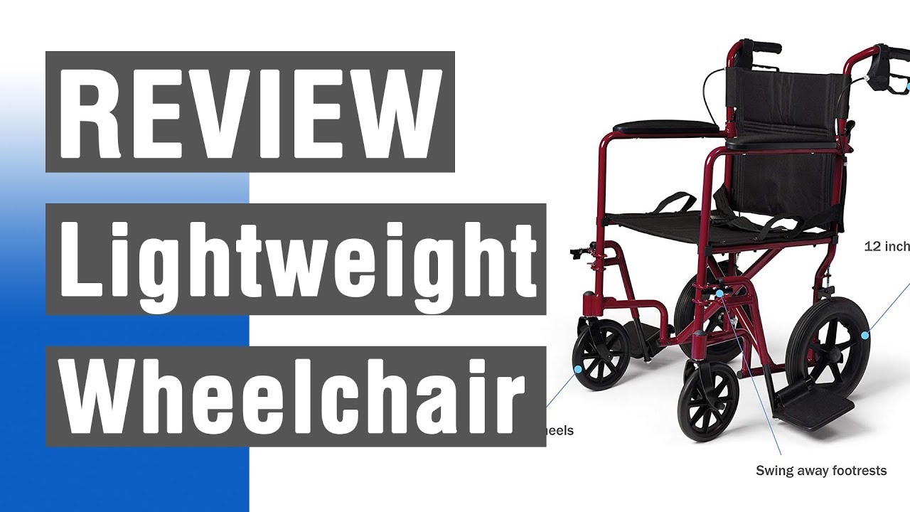 Medline Lightweight Wheelchair Review 2018 YouTube