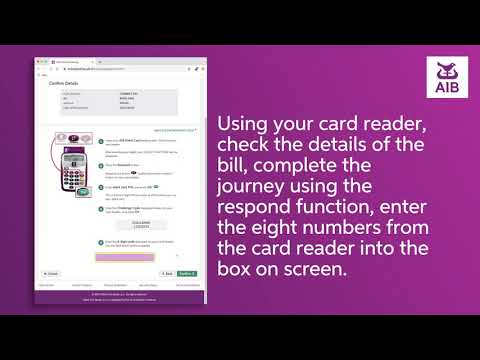 How to Set Up a Bill on AIB Internet Banking