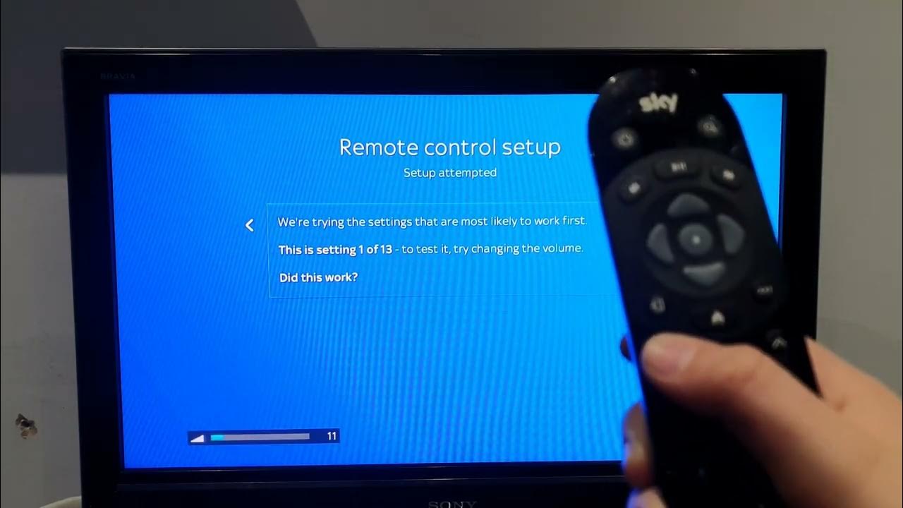 How to control TV volume and power with SKY Q Remote 2024 - YouTube - How To Turn Tv On With Sky Q Remote
