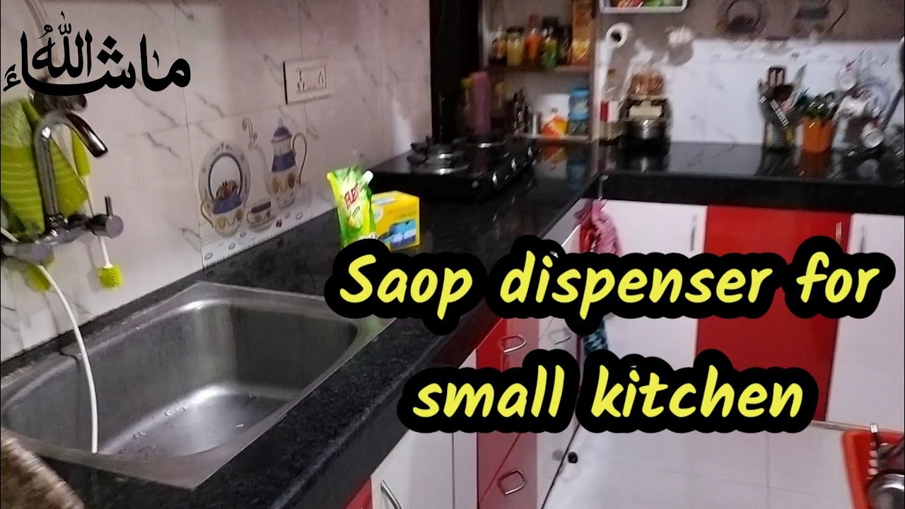 small kitchen organising ideas. kitchen organiser. soap dispenser for small kitchen.