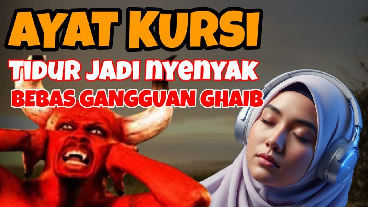 Ayat Kursi Pengantar Tidur | Ayat Kursi Pengusir Jin & Setan, Penenang Hati dan Pikiran