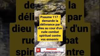psaume 117 : psaume de délivrance , après un rude combat spirituel contre vos ennemis spirituelle