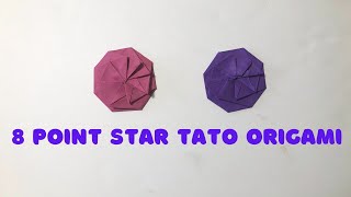 How to Make a 8 Point Star Origami