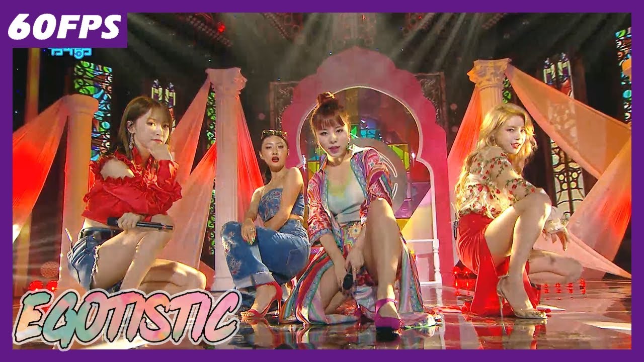 60FPS 1080P | MAMAMOO - Egotistic, 마마무 - 너나해 Show Music Core 20180721