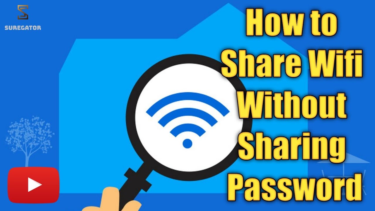How to Share WiFi without Password Sharing 2020 | Share with with QR