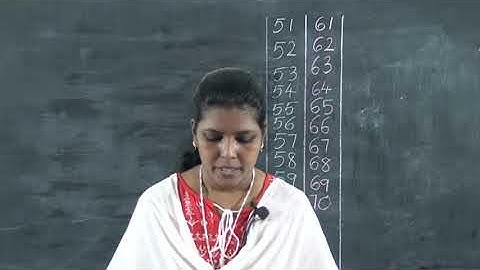 UKG MATHS – NUMBERS  51 TO 70  PART 1