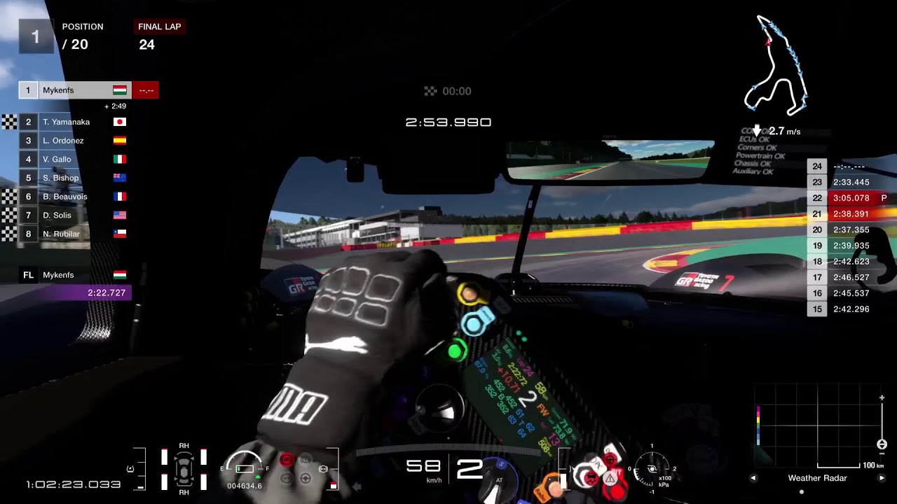 GT7 SPA 1órás 26 02 12