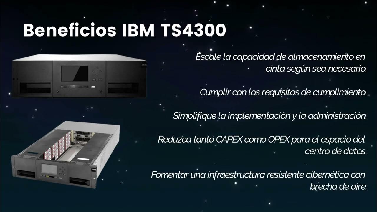 Biblioteca de cintas IBM TS4300 YouTube