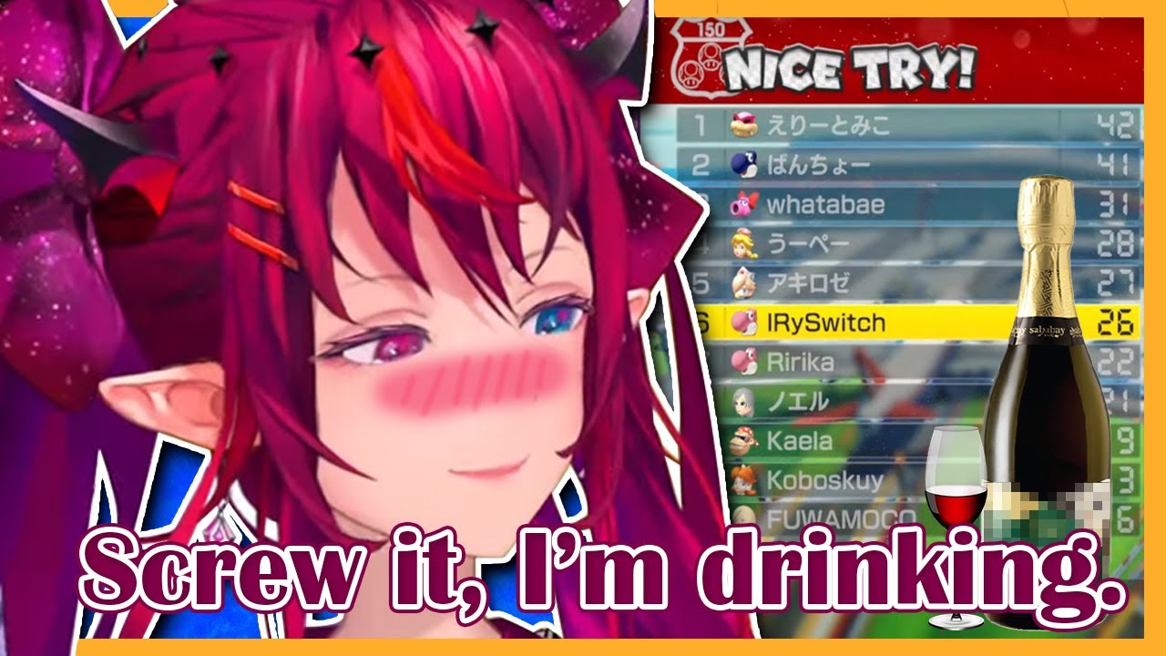Irys Can't Handle The Tournament Pressure so She Started Drinking [Hololive EN]