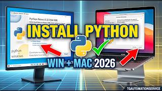 How to Install Python on Windows, PC, Mac in 2026 – Complete Beginner Tutorial! #Python