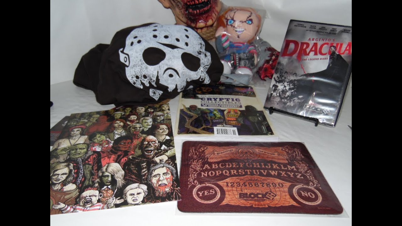 Horror Block Box (October) unboxing - 10/31/2015