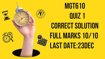 mgt610 quiz 1|MGT610 Quiz|Technical Skills
