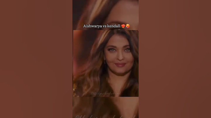 Kendall jenner vs Aishwarya rai in Loreal paris fashion week💅❤