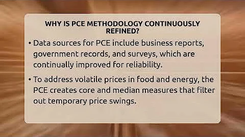 Why Is PCE Methodology Continuously Refined? - Inflation Insight Channel