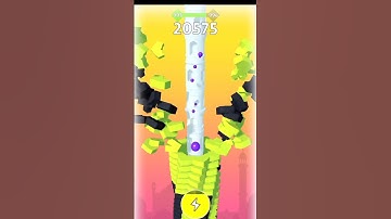 Interesting 😘 Game Stack🧱 Bounce🏈 995 level 😱 22k score #stackbounce #gaming #gamerism #gameplay