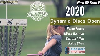 2020 Dynamic Disc Open | Final RD F9 FPO1 | Pierce, Shue, Gannon, Allen