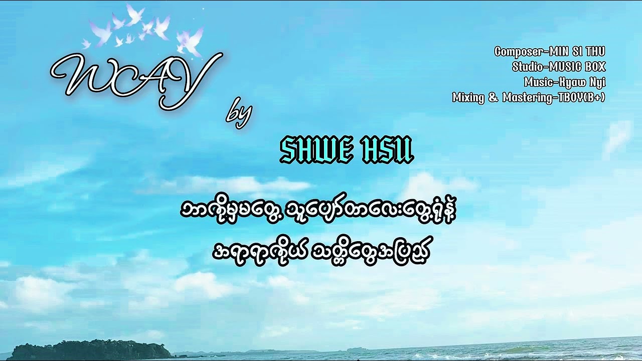 Shwe Hsu ဝေး lyrics video 
