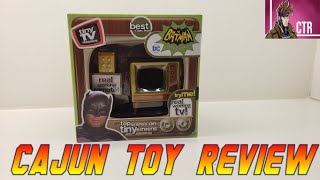 Basic Fun Tiny TV Batman TV series edition Cajun Toy Review Profile