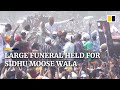 Thousands Turn Up At Funeral Of Punjabi Rapper To Mourn Death Of Sidhu Moose Wala Thousands Turn Up At Funeral Of Punjabi Rapper To Mourn Death Of Sidhu Moose Wala